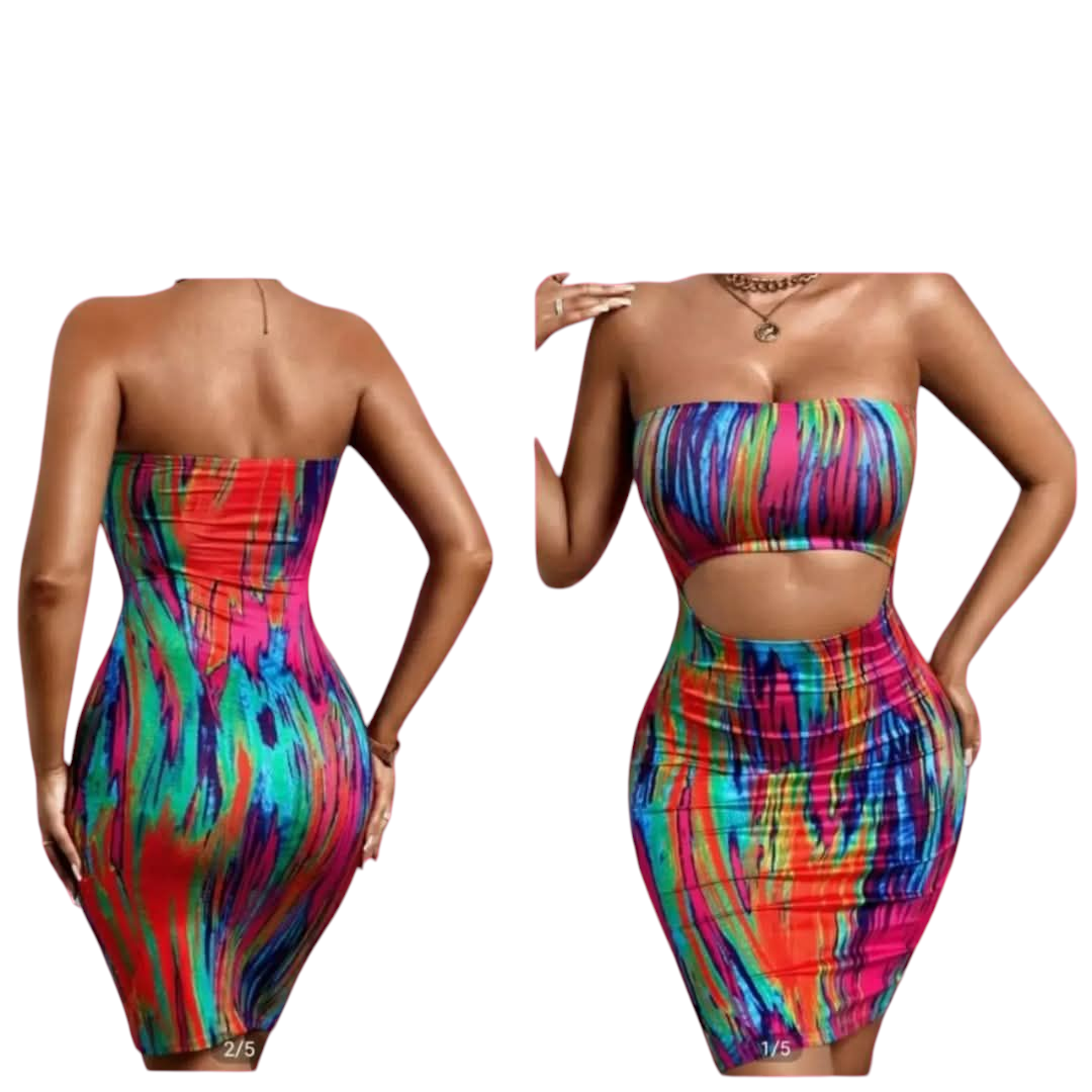 Taste the rainbow summer dress