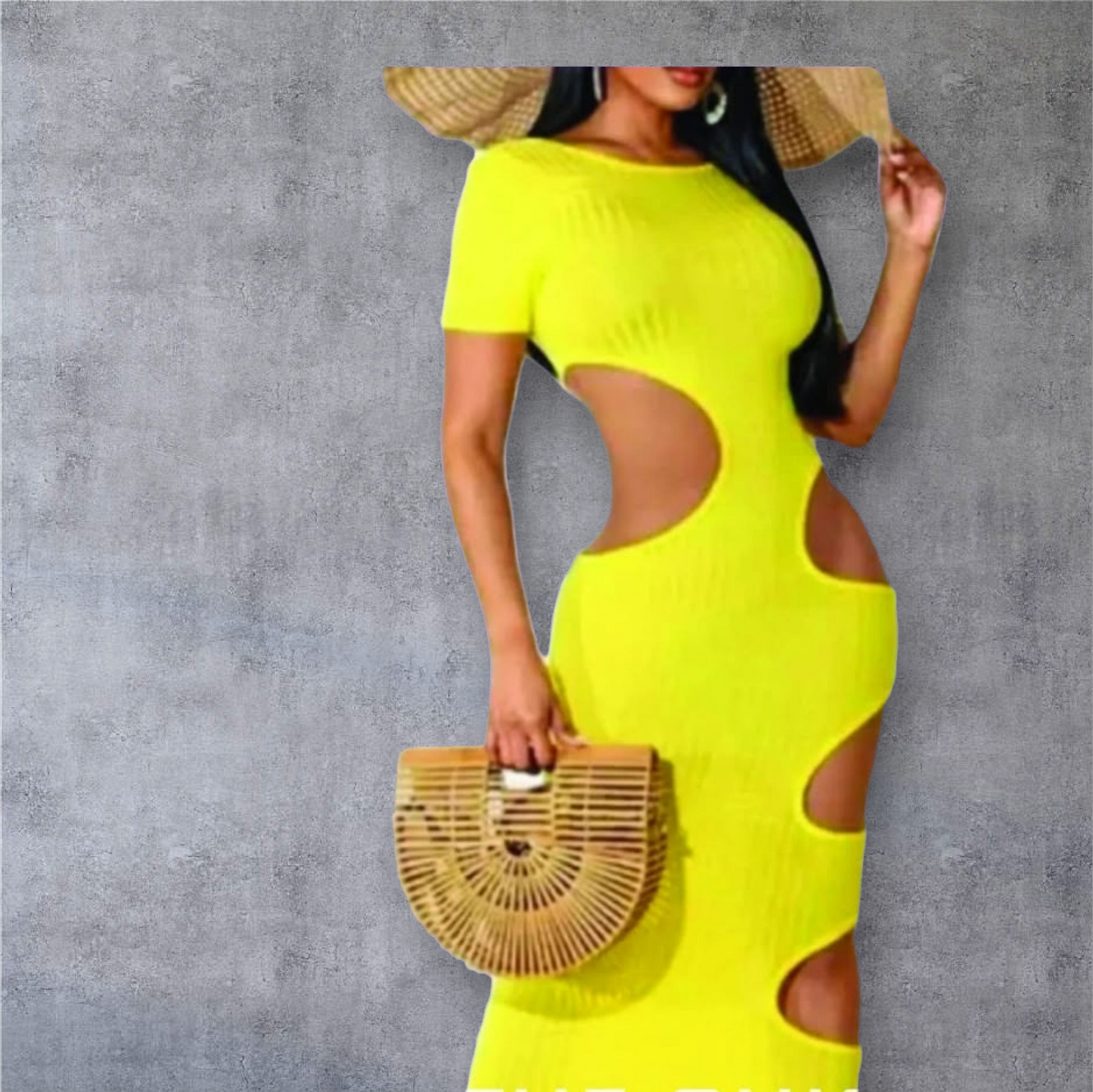 Banana split sun dress