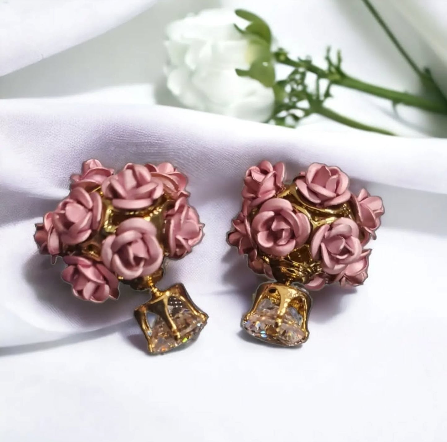 Lavender rosemary earrings