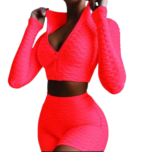 Georgia peach work out set