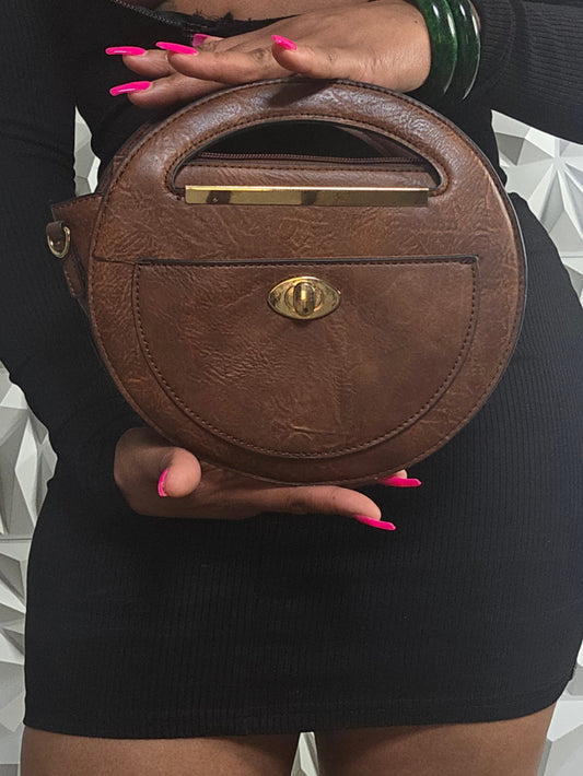 Pick me brown hand bag